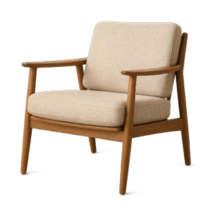 Wooden Chair with Cushioned set