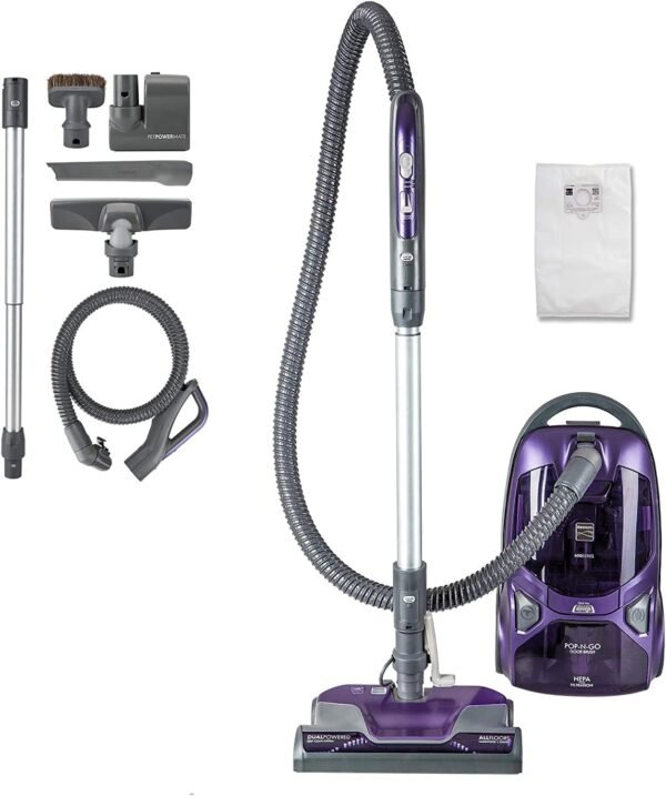 Kenmore 600 Series Pet Friendly Lightweight Bagged Canister Vacuum with Pet PowerMate,