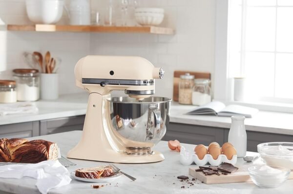 KitchenAid Artisan Series 5 Quart Tilt Head Stand Mixer with Pouring - Image 3