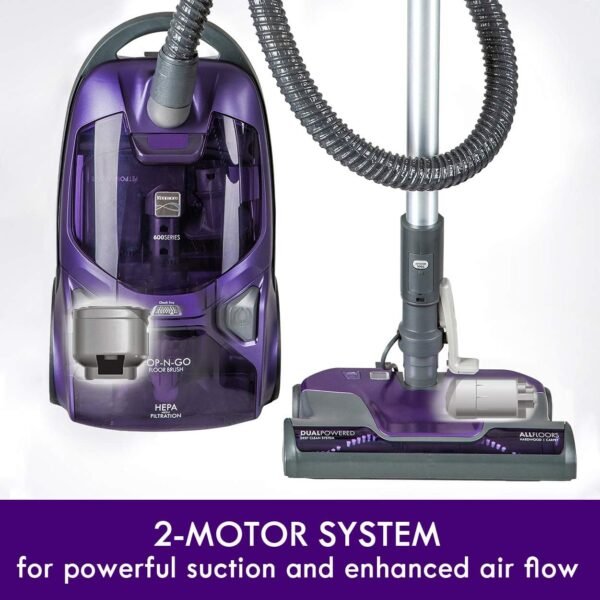 Kenmore 600 Series Pet Friendly Lightweight Bagged Canister Vacuum with Pet PowerMate, - Image 2