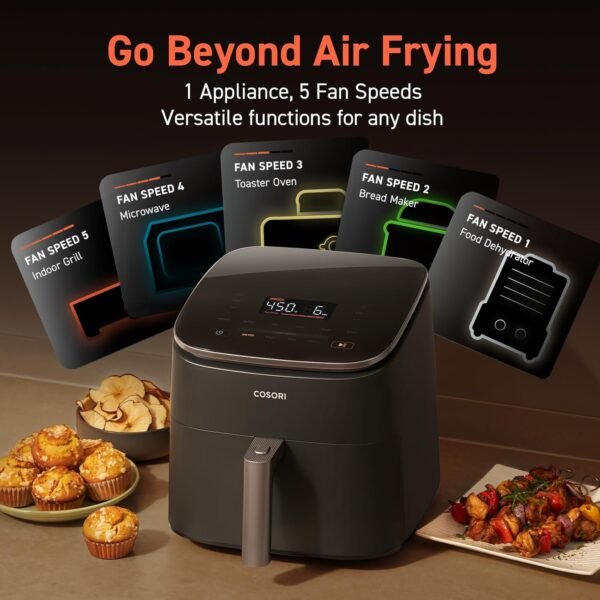 COSORI Air Fryer 9-in-1, Compact & Large 6-Qt - Image 6
