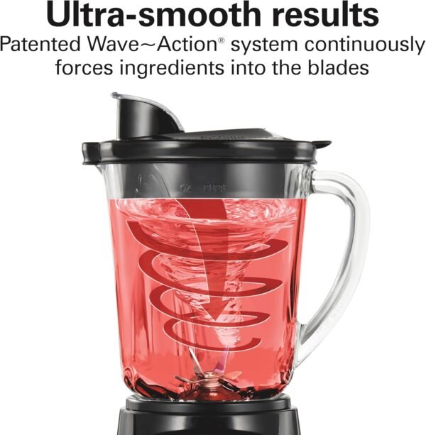 Hamilton Beach Power Elite Wave Action Blender For Smoothies, - Image 3
