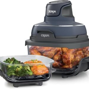 Ninja Crispi 4-in-1 Portable Glass Air Fryer Cooking System,