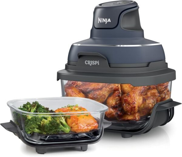 Ninja Crispi 4-in-1 Portable Glass Air Fryer Cooking System,