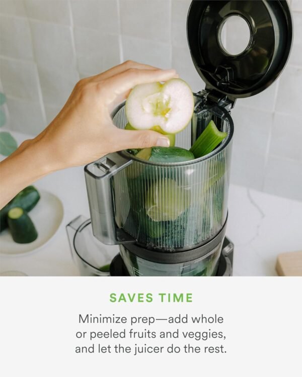 Nama J2 Cold Press Juicer – Self Feeding for Hands-Free Operation with Wide Mouth - Image 4