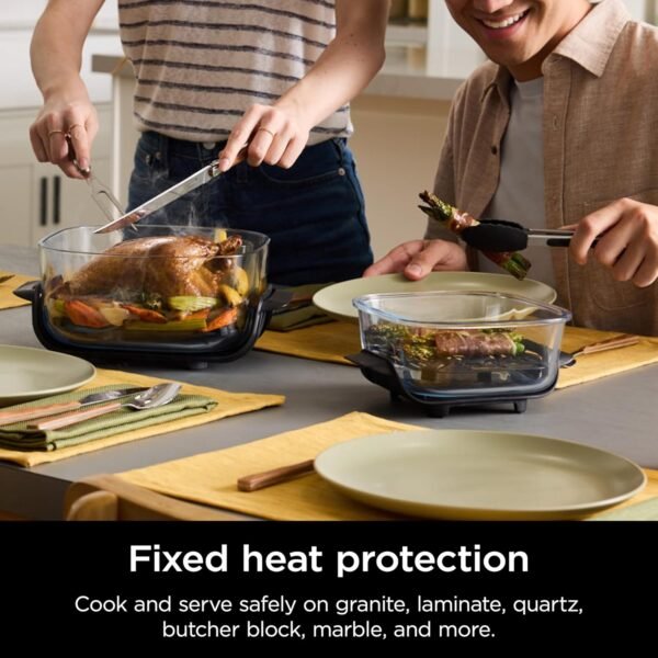 Ninja Crispi 4-in-1 Portable Glass Air Fryer Cooking System, - Image 5