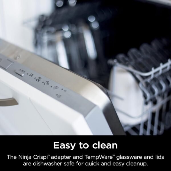 Ninja Crispi 4-in-1 Portable Glass Air Fryer Cooking System,