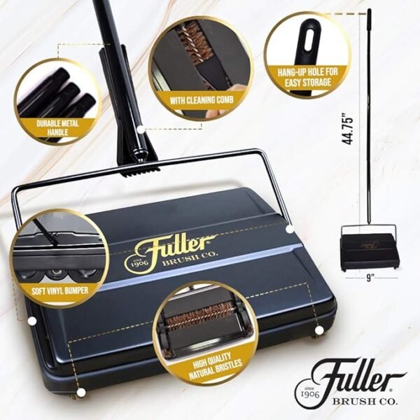 Fuller Brush 17027 Electrostatic Carpet & Floor Sweeper