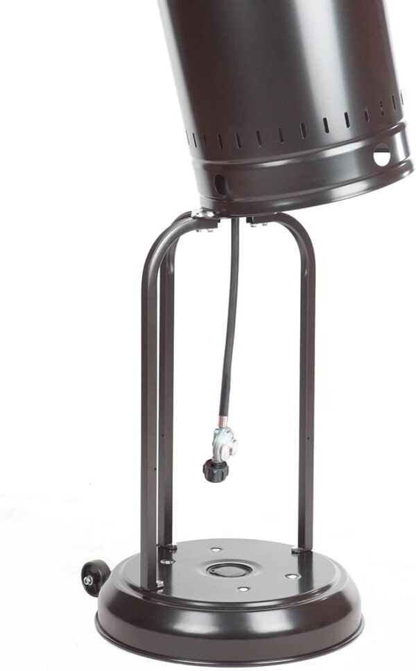 Amazon Basics 46,000 BTU Outdoor Propane Patio Heater with Wheels