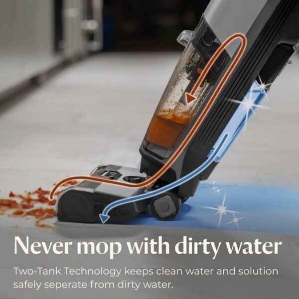 BISSELL® CrossWave® OmniForce™ Cordless Multi-Surface Hard Floor Cleaner Wet Dry Vacuum with Dedicated Dry Vacuum Mode