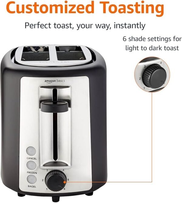 Amazon Basics 2 Slice Toaster