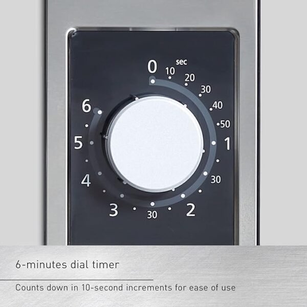 Panasonic NE-1025F Compact Light-Duty Countertop Commercial Microwave Oven with 6-Minute Electronic Dial Control Timer