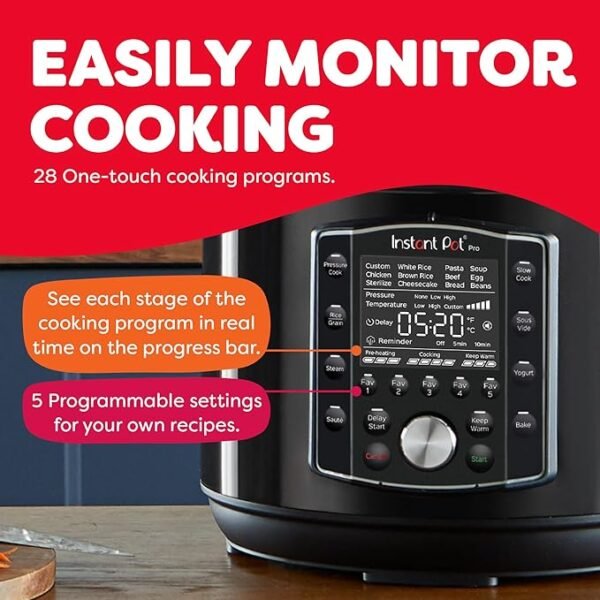 Instant Pot Pro (8 QT) 10-in-1 Pressure Cooker
