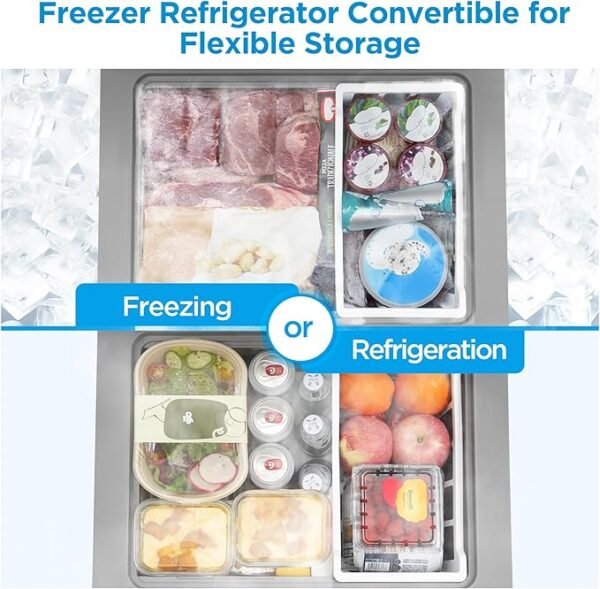 Midea MERC04C4BAWW 3.5 Cubic Feet Chest Freezer