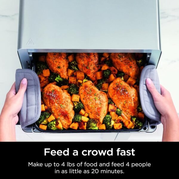 Ninja Flip Toaster Oven&Air Fryer, 8-in-1 Functionality