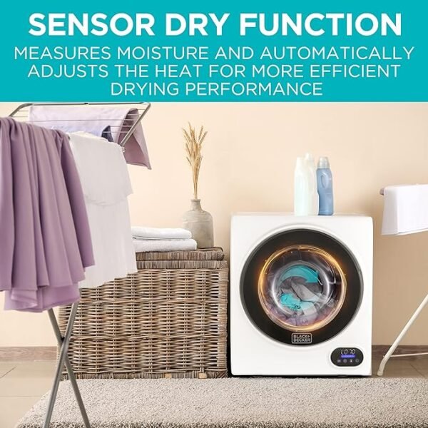 BLACK+DECKER 1.5 Cu. Ft. Compact Dryer