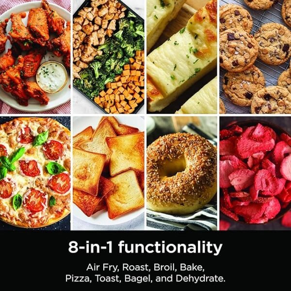 Ninja Flip Toaster Oven&Air Fryer, 8-in-1 Functionality